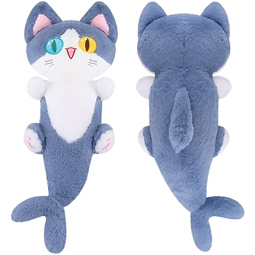 Fortuning's JDS Katze Plüschtier Katze Kuscheltier in Haifischform Flauschiges Stofftier Kawaii Katze Plüschtier Ausgestopftes Tier Plüschkissen Spielzeug Geschenk gefüllt für Kinder 19,6 Zoll Fortuning's JDS Katze Plüschtier Katze Kuscheltier in Haifischform Flauschiges Stofftier Kawaii Katze Plüschtier Ausgestopftes Tier Plüschkissen Spielzeug Geschenk gefüllt für Kinder 19,6 Zoll von Fortuning's JDS