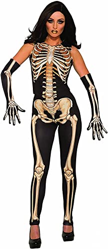 Bristol Novelty 80994 Lady Bones Damen-Knochen-Kostüm, Schwarz, Einheitsgröße Bristol Novelty 80994 Lady Bones Damen-Knochen-Kostüm, Schwarz, Einheitsgröße von Forum Novelties