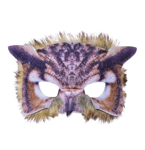 Bristol Novelty X78697 Fellmaske, Eulengesicht, realistische Optik, 1 Stück, unisex, Erwachsene, mehrfarbig, Einheitsgröße Halloween Bristol Novelty X78697 Fellmaske, Eulengesicht, realistische Optik, 1 Stück, unisex, Erwachsene, mehrfarbig, Einheitsgröße Halloween von Bristol Novelty