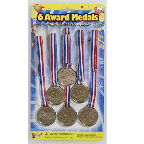 Forum Novelties 72787 Award Medal Set-Gold, One Size von Forum Novelties