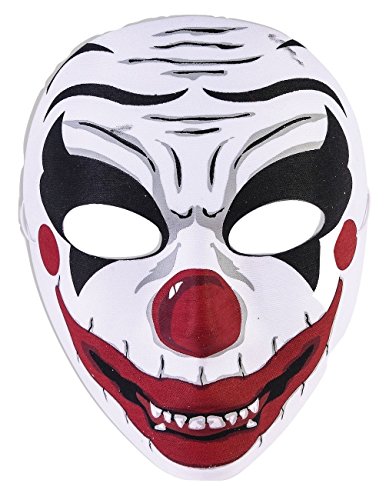 Forum Novelties 77046 Evil Clown Half Face Mask, One Size, Pack of 1 Forum Novelties 77046 Evil Clown Half Face Mask, One Size, Pack of 1 von Forum Novelties