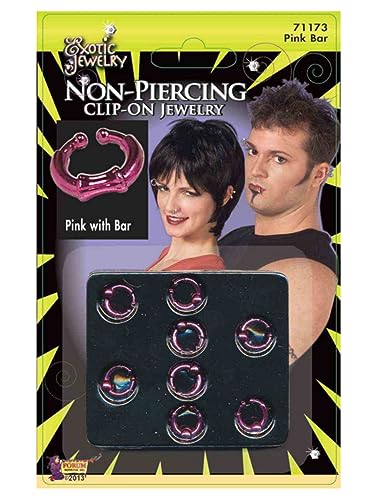 Forum Novelties Body Piercing Bar, Pink Forum Novelties Body Piercing Bar, Pink von Forum Novelties