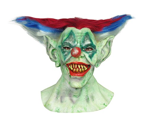 Forum Novelties Horror-Clown Halloween-Maske Weiss-blau-rot Einheitsgröße Forum Novelties Horror-Clown Halloween-Maske Weiss-blau-rot Einheitsgröße von Forum Novelties