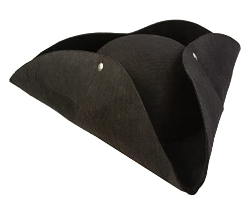 Forum Novelties Inc - Deluxe Piratenhut für Erwachsene, schwarz, Standard Forum Novelties Inc - Deluxe Piratenhut für Erwachsene, schwarz, Standard von Forum Novelties