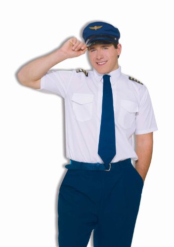 Forum Novelties Men's Co-Pilot Airline Pilot Uniform Costume, White, Standard Forum Novelties Men's Co-Pilot Airline Pilot Uniform Costume, White, Standard von Forum Novelties