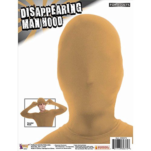 Forum Novelties Men's Disappearing Man Hood, Beige, One Size von Forum Novelties