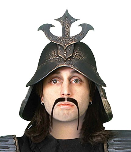 Forum Novelties Men's Human Hair Warrior Mustache, Black, One Size von Forum Novelties