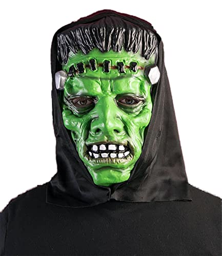 Forum Novelties Men's Mask-Promo Hooded Monster, Green/Black, Standard von Forum Novelties