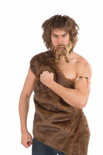 Forum Novelties Men's Novelty Caveman Raider Beard, Black, One Size Forum Novelties Men's Novelty Caveman Raider Beard, Black, One Size von Forum Novelties