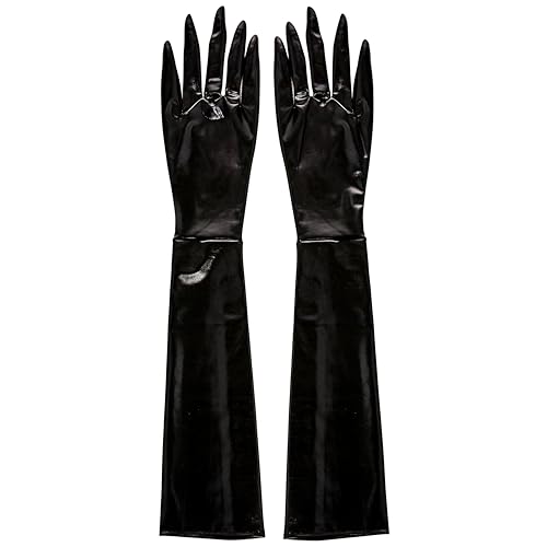 Forum Novelties BA1751 Fingered Gloves, Silver, One Size von Forum Novelties