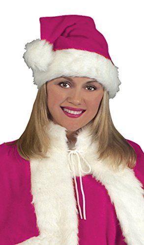 Forum Novelties Velour Santa Adult Costume Hat, Pink Forum Novelties Velour Santa Adult Costume Hat, Pink von Forum Novelties