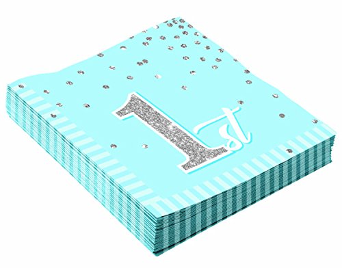 Forum Novelties x79809 Serviette, Motiv "Geburtstag", Blau von Forum Novelties