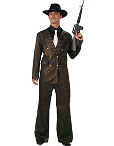 Gangster Gold Roaring 20's Capone Costume Adult Plus Plus Size von Forum Novelties