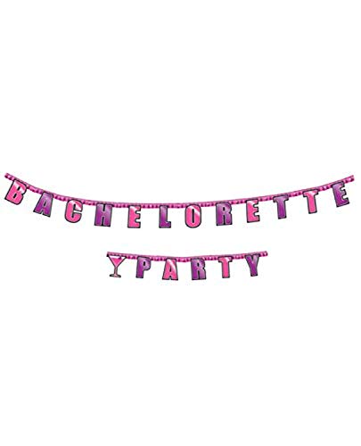 Unisex-Adults Bachelorette Jointed Banner, Multi, Standard Unisex-Adults Bachelorette Jointed Banner, Multi, Standard von Forum Novelties