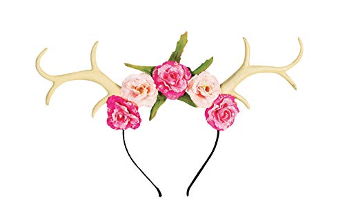 Bristol Novelty CA0007 Göttin Geweih mit Blumen-Kopfband, Unisex Adult, Mehrfarbig, Einheitsgröße Bristol Novelty CA0007 Göttin Geweih mit Blumen-Kopfband, Unisex Adult, Mehrfarbig, Einheitsgröße von Forum Novelties
