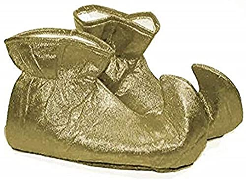 Forum Christmas Elf Cloth Costume Shoes: Gold One Size Fits Most von Forum