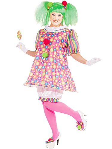 Forum Novelties Damen-Kostüm Tickles Clown Plus Size, mehrfarbig, Mehr von Forum Novelties