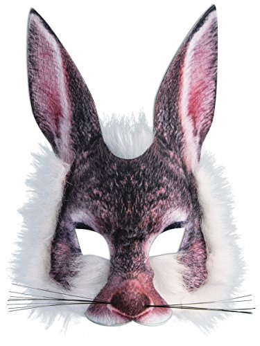 Forum Novelties X78554 Bunny Gesichtsmaske für Erwachsene, mehrfarbig, Einheitsgröße von Forum