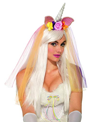 Forum Novelties X80417 Einhorn Stirnband und Schleier, Bunt Forum Novelties X80417 Einhorn Stirnband und Schleier, Bunt von Forum Novelties