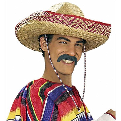 Forum Synthetic Pancho Moustache Costume Accessory - Grey von Forum