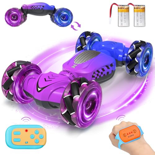 Fosgoit RC Auto, Spielzeug Auto mit Fernbedienung, 4WD Ferngesteuertes Car ab 3 Jahre, um 360° Drehbar, 2,4 GHz RC Car mit Lichtern, die Besten Geburtstags Kinder Fosgoit RC Auto, Spielzeug Auto mit Fernbedienung, 4WD Ferngesteuertes Car ab 3 Jahre, um 360° Drehbar, 2,4 GHz RC Car mit Lichtern, die Besten Geburtstags Kinder von Fosgoit