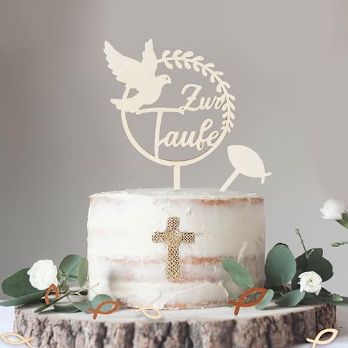 Foshird 38 Stück Tortendeko Taufe Holz Kuchen Deko Cake Topper Taufe Deko Mädchen Junge Fische Tischdeko Foshird 38 Stück Tortendeko Taufe Holz Kuchen Deko Cake Topper Taufe Deko Mädchen Junge Fische Tischdeko von Foshird