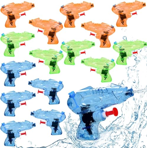 Fosoloni 16 Stück Kleine Wasserpistolen Spielzeuge (Stil-B) von Fosoloni