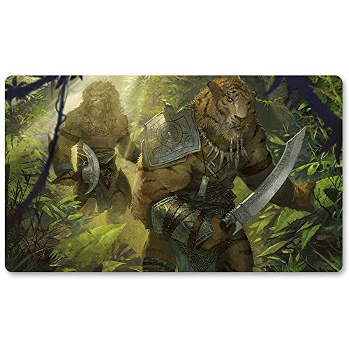 Ajani's Pridemate - MTG Spielmatten+Kostenlose wasserdichte Tasche,MTG Playmate Table Mat Größe 60X35CM, MTG Mouse Pad kompatibel mit MTG TCG CCG RPG Ajani's Pridemate - MTG Spielmatten+Kostenlose wasserdichte Tasche,MTG Playmate Table Mat Größe 60X35CM, MTG Mouse Pad kompatibel mit MTG TCG CCG RPG von Four leaves