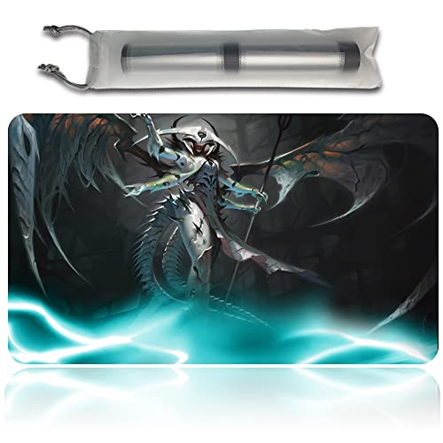 Atraxa Praetors Voice - MTG Spielmatten+Kostenlose wasserdichte Tasche,MTG Playmate Table Mat Größe 60X35CM, MTG Mouse Pad kompatibel mit MTG TCG CCG RPG von Four leaves