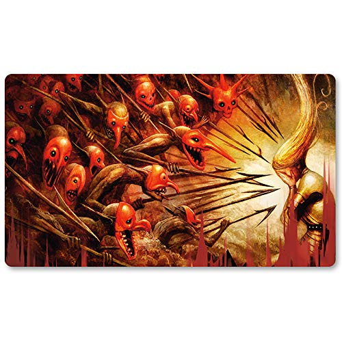 Bedevil,DE - MTG Spielmatten+Kostenlose wasserdichte Tasche,MTG Playmate Table Mat Größe 60X35CM, MTG Mouse Pad kompatibel mit MTG TCG CCG RPG von Four leaves