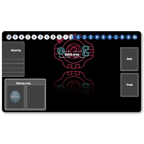 Brettspiel DTCG Spielmatten + Gift Free Bag,TCG Card Game Table Mat Größe 60X35CM Mouse Pad Kompatibel Mit MTG TCG DTCG with Card Zones Brettspiel DTCG Spielmatten + Gift Free Bag,TCG Card Game Table Mat Größe 60X35CM Mouse Pad Kompatibel Mit MTG TCG DTCG with Card Zones von Four leaves