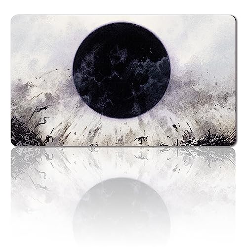 Damnation - Brettspiel MTG Spielmatten+Kostenlose wasserdichte Tasche,TCG Card Game Table Mat Größe 60X35CM Mouse Pad Kompatibel Mit MTG TCG von Four leaves