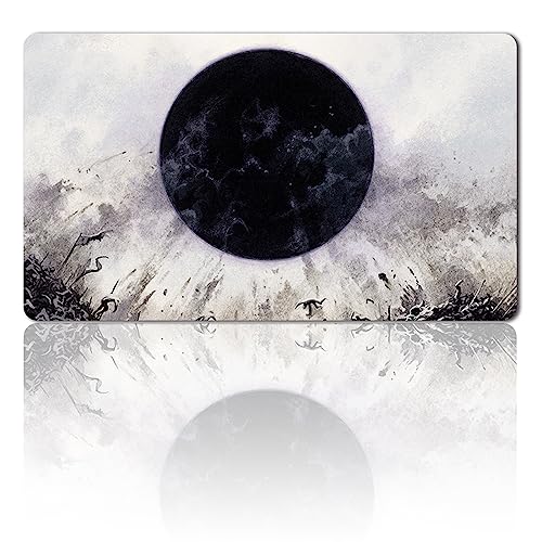 Brettspiel MTG Spielmatten+Kostenlose wasserdichte Tasche,TCG Card Game Table Mat Größe 60X35CM Mouse Pad Kompatibel Mit MTG TCG (Damnation-xt) von Four leaves