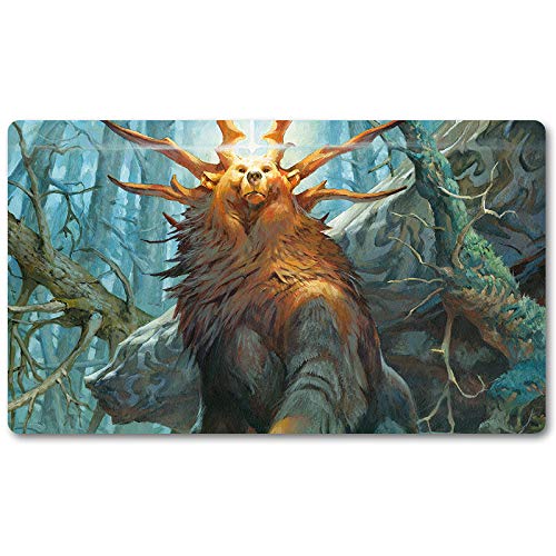 AYULA Queen Among Bears,DE - Brettspiel MTG Spielmatten+Kostenlose wasserdichte Tasche,TCG Card Game Table Mat Größe 60X35CM, Mouse Pad kompatibel mit Digimon MTG TCG CCG RPG von Four leaves