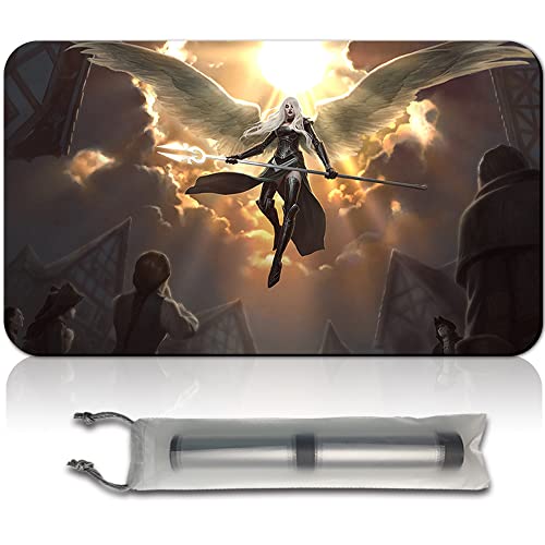 Four leaves Avacyn, Angel of Hope - MTG Spielmatten+Kostenlose wasserdichte Tasche,MTG Playmate Table Mat, MTG Mouse Pad,Dustproof and Waterproof for Supporting MTG Combat von Four leaves