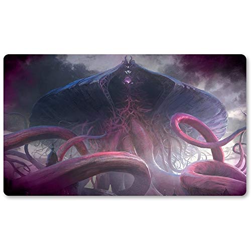 Emrakul The Promised En,DE - Brettspiel MTG Spielmatten+Kostenlose wasserdichte Tasche,TCG Card Game Table Mat Größe 60X35CM, Mouse Pad kompatibel mit Digimon MTG TCG CCG RPG von Four leaves