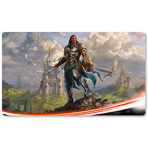 Four leaves Gideon, Battle Forged,DE - MTG Spielmatten+Kostenlose wasserdichte Tasche,MTG Playmate Table Mat, MTG Mouse Pad,Dustproof and Waterproof for Supporting MTG Combat Four leaves Gideon, Battle Forged,DE - MTG Spielmatten+Kostenlose wasserdichte Tasche,MTG Playmate Table Mat, MTG Mouse Pad,Dustproof and Waterproof for Supporting MTG Combat von Four leaves