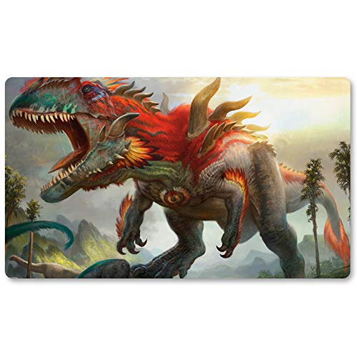 Four leaves Gishath, Sun's Avatar, - Brettspiel MTG Spielmatten+Kostenlose wasserdichte Tasche,Größe 60X35CM, kompatibel mit Digimon MTG TCG CCG RPG von Four leaves