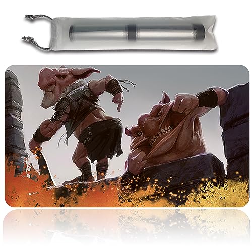 Four leaves Goblin Diplomats - MTG Spielmatten+Kostenlose wasserdichte Tasche,MTG Playmate Table Mat, MTG Mouse Pad,Dustproof and Waterproof for Supporting MTG Combat von Four leaves