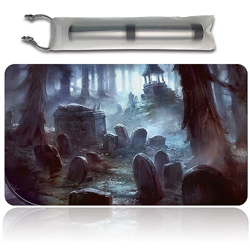 Four leaves Haunted Feng - MTG Spielmatten+Kostenlose wasserdichte Tasche,MTG Playmate Table Mat, MTG Mouse Pad,Dustproof and Waterproof for Supporting MTG Combat von Four leaves