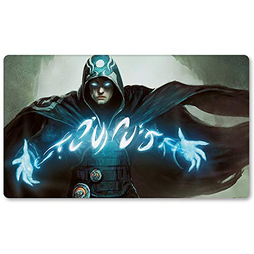 Jace The Mind Sculpto,DE - Brettspiel MTG Spielmatten+Kostenlose wasserdichte Tasche,TCG Card Game Table Mat Größe 60X35CM, Mouse Pad kompatibel mit Digimon MTG TCG CCG RPG Jace The Mind Sculpto,DE - Brettspiel MTG Spielmatten+Kostenlose wasserdichte Tasche,TCG Card Game Table Mat Größe 60X35CM, Mouse Pad kompatibel mit Digimon MTG TCG CCG RPG von Four leaves
