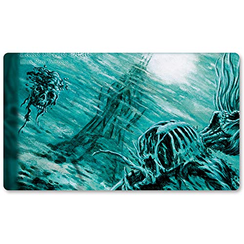 Four leaves Lake of The Dead - MTG Spielmatten+Kostenlose wasserdichte Tasche,MTG Playmate Table Mat, MTG Mouse Pad,Dustproof and Waterproof for Supporting MTG Combat von Four leaves