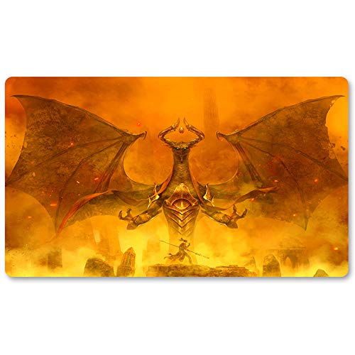 Four leaves Nicol Bolas - MTG Spielmatten+Kostenlose wasserdichte Tasche,MTG Playmate Table Mat, MTG Mouse Pad,Dustproof and Waterproof for Supporting MTG Combat von Four leaves