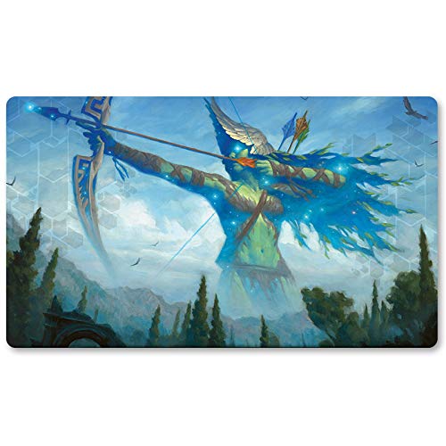 Four leaves Nylea, God of The Hunt - MTG Spielmatte, Wasserdichte Tasche, Mouse Pad, Staub- und Wasserschutz für MTG-Kämpfe von Four leaves