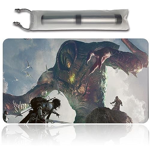 Four leaves Rise of The Eldrazi - MTG Spielmatten+Kostenlose wasserdichte Tasche,MTG Playmate Table Mat, MTG Mouse Pad,Dustproof and Waterproof for Supporting MTG Combat von Four leaves