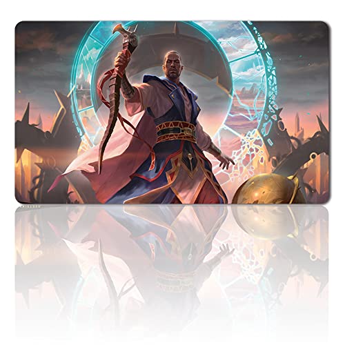 Four leaves TEFERI, WHO Slows The Sunset - MTG Spielmatten+Kostenlose wasserdichte Tasche,MTG Playmate Table Mat, MTG Mouse Pad,Dustproof and Waterproof for Supporting MTG Combat Four leaves TEFERI, WHO Slows The Sunset - MTG Spielmatten+Kostenlose wasserdichte Tasche,MTG Playmate Table Mat, MTG Mouse Pad,Dustproof and Waterproof for Supporting MTG Combat von Four leaves