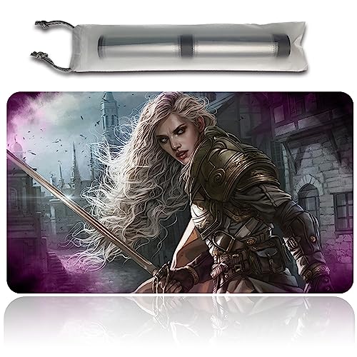 Four leaves Thalia Heretic Catha - MTG Spielmatten+Kostenlose wasserdichte Tasche,MTG Playmate Table Mat, MTG Mouse Pad,Dustproof and Waterproof for Supporting MTG Combat von Four leaves