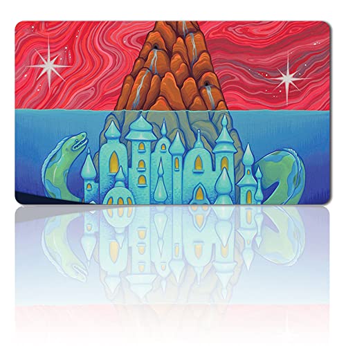 Four leaves The Astrology Lands Aquarius - MTG Spielmatten+Kostenlose wasserdichte Tasche,MTG Playmate Table Mat, MTG Mouse Pad,Dustproof and Waterproof for Supporting MTG Combat Four leaves The Astrology Lands Aquarius - MTG Spielmatten+Kostenlose wasserdichte Tasche,MTG Playmate Table Mat, MTG Mouse Pad,Dustproof and Waterproof for Supporting MTG Combat von Four leaves