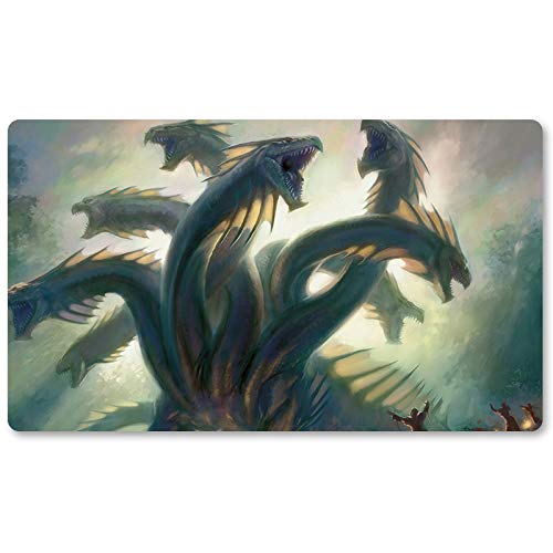 Khalni Hydra - Brettspiel MTG Spielmatten+Kostenlose wasserdichte Tasche,TCG Card Game Table Mat Größe 60X35CM, Mouse Pad kompatibel mit Digimon MTG TCG von Four leaves