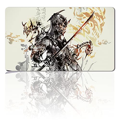 SATORU UMEZAWA - Board Game Magic MTG +Free Protective Bag MTG SpielmattenTCG Card Game Mouse Pad Table Mat Größe 60X35CM, Kompatibel Mit Digimon MTG TCG CCG RPG von Four leaves